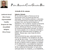 Tablet Screenshot of padrealejandro.com